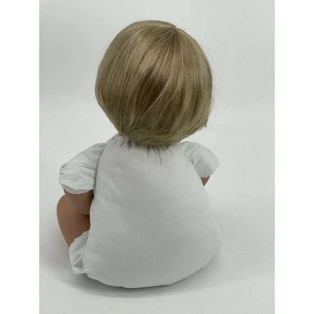 Apple Valley Doll Works 22” Blonde Blue Eyes Vinyl Doll Secrist Toys Vintage